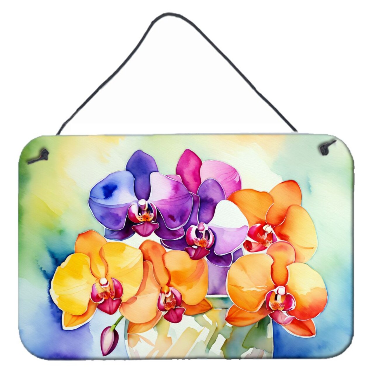 Edge Collections - 8" X 12" - Multicolor - Vibrant wall Plaque - 1 Piece